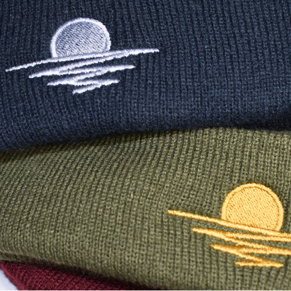 Sunrise Beanie Hat Green