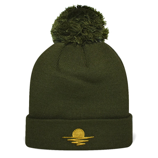 Sunrise Beanie Hat Green