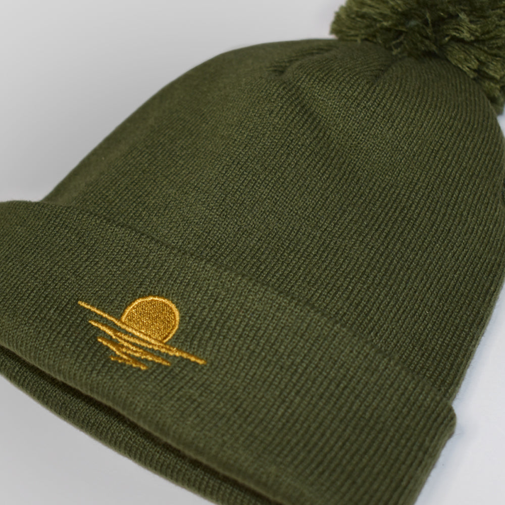 Sunrise Beanie Hat Green