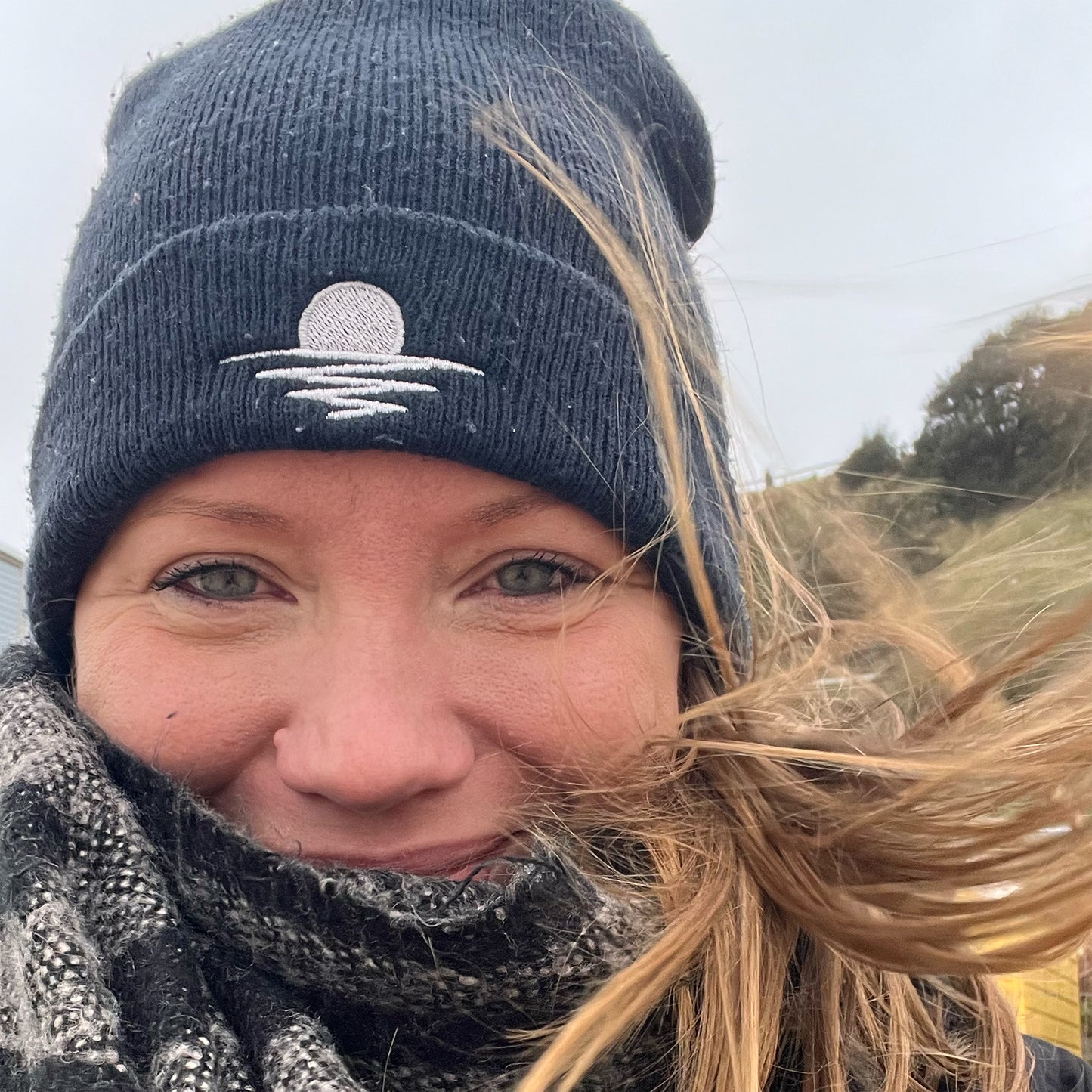 Sunrise Beanie Hat Navy